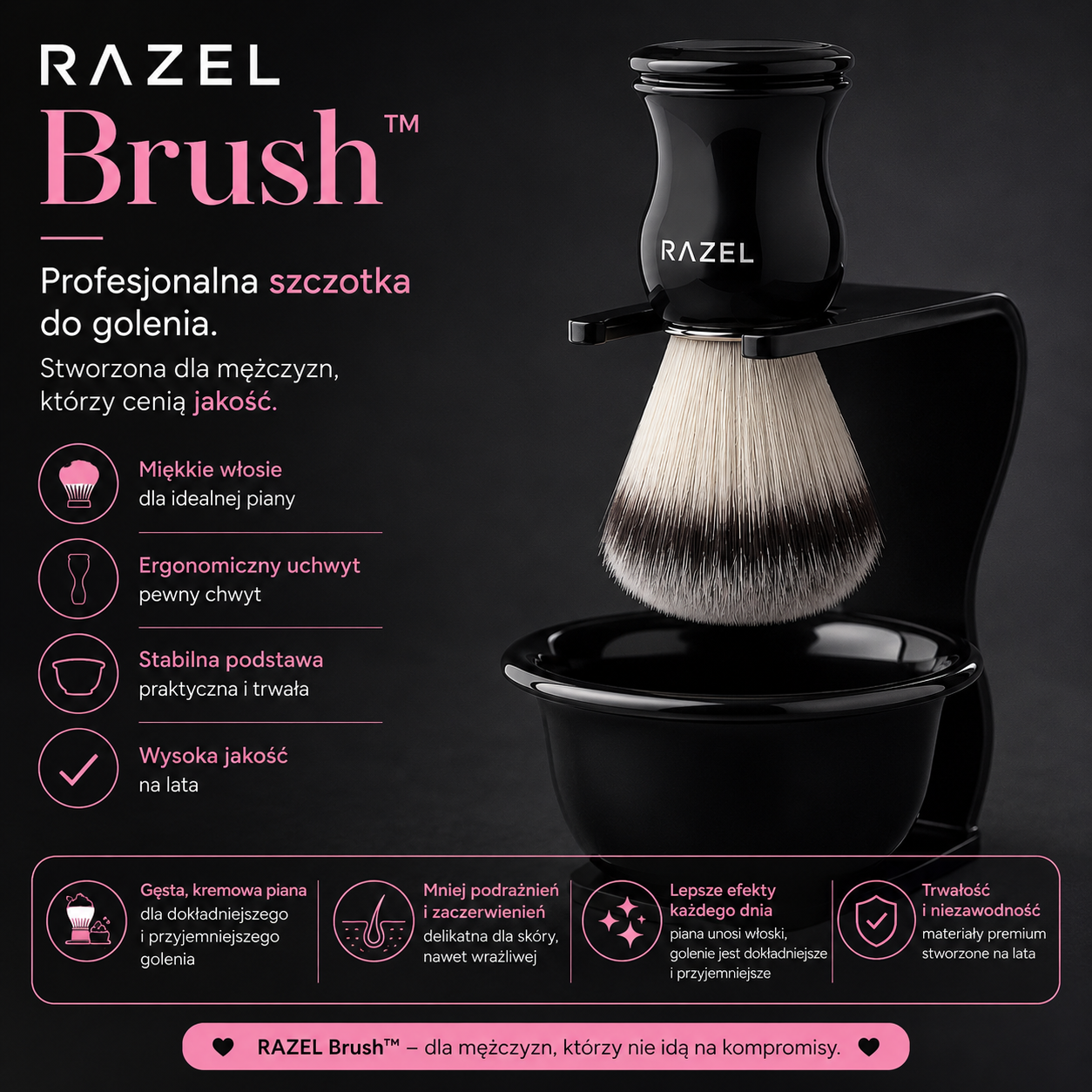 RAZEL Brush™ - miseczka i szczotka