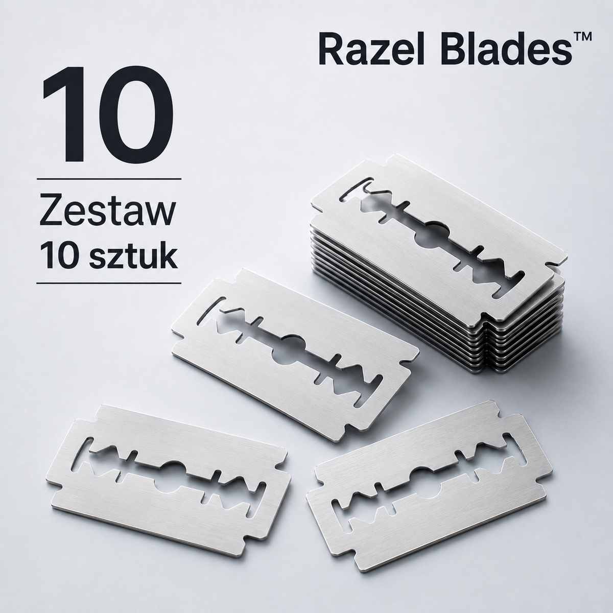 10 szt. dodatkowych wymiennych żyletek