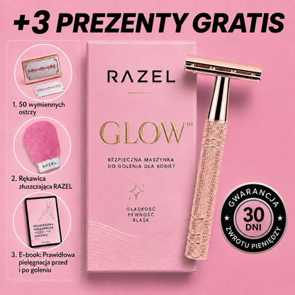 Maszynka RAZEL GLOW™ - Gładka skóra w kilka sekund ,efekt na zawsze