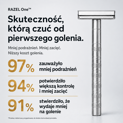 RAZEL One™ + 5 wymiennych żyletek GRATIS