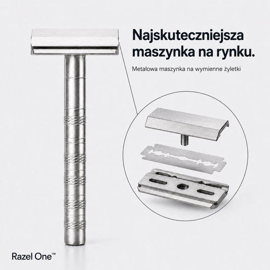 RAZEL One™ + 5 wymiennych żyletek GRATIS