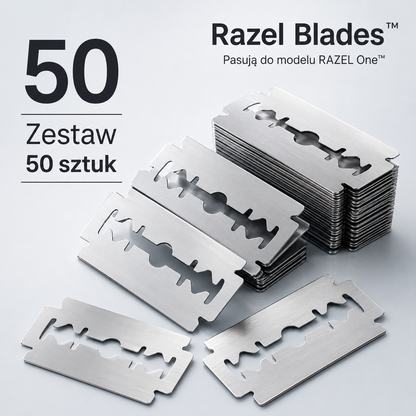 50 szt. wymiennych żyletek