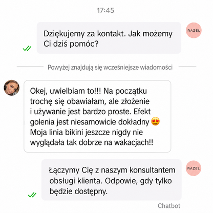 Maszynka RAZEL GLOW™ - Gładka skóra w kilka sekund ,efekt na zawsze